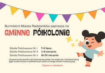 Ilustracja artykułu: Gminne półkolonie