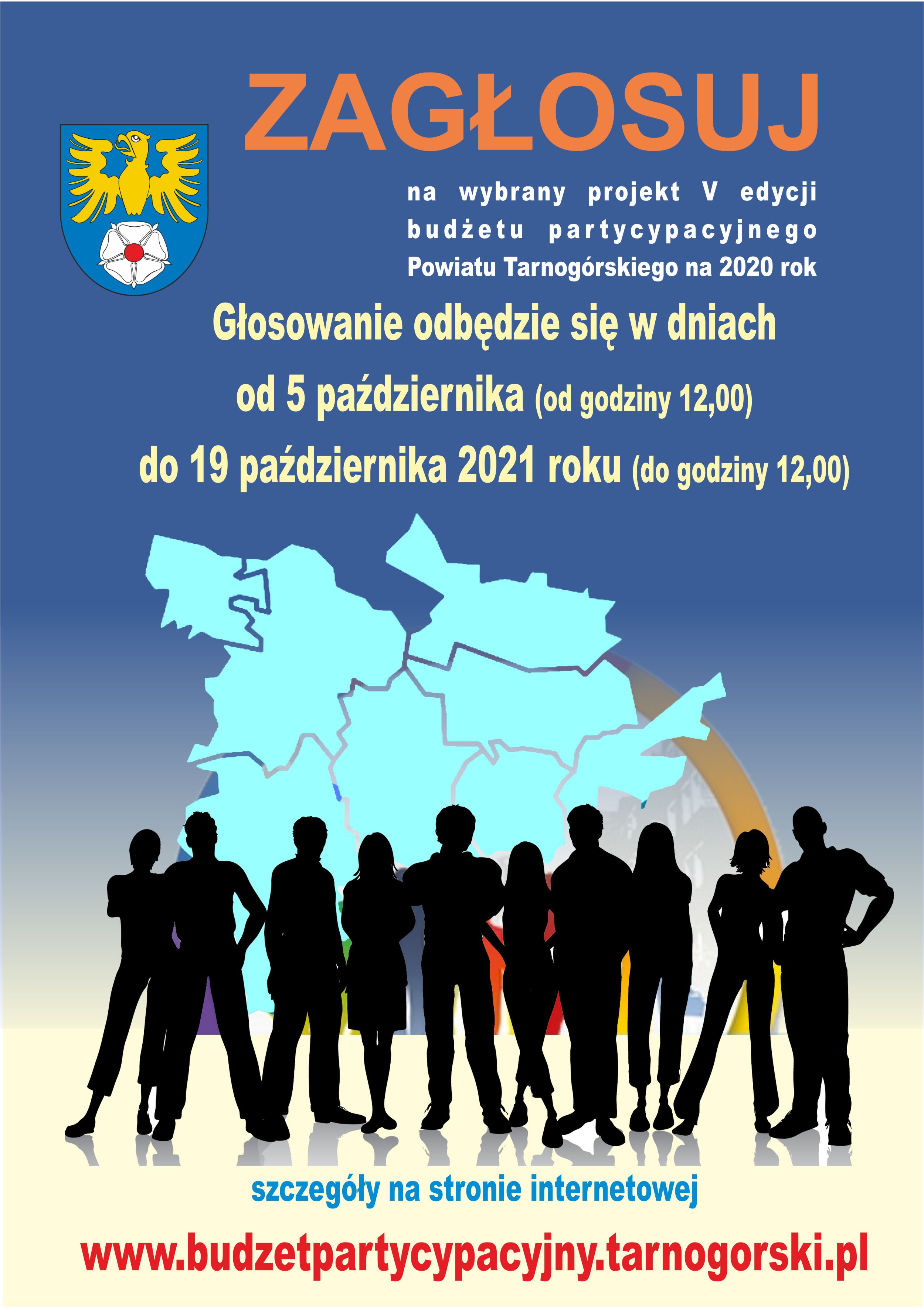 plakat głosowania na projekt 